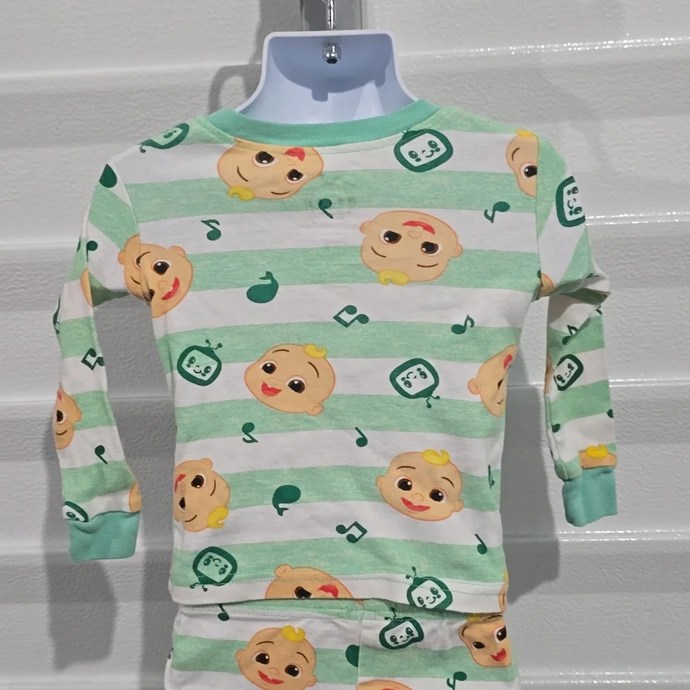 Cocomelon Green and Orange‎ Pajama Set Size 3T